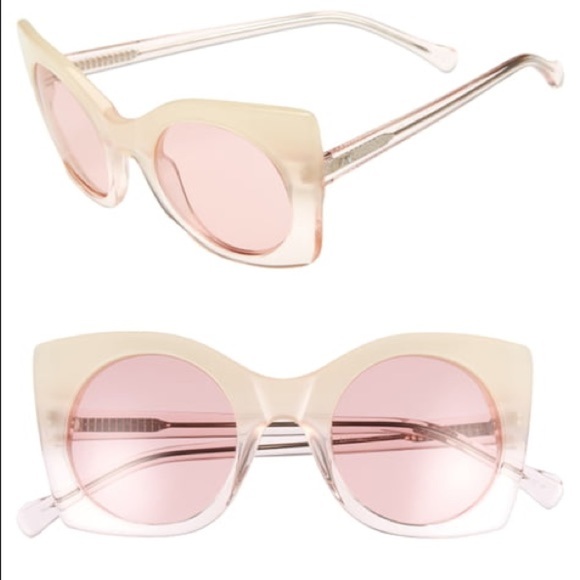 New Zac Posen Leona Pink Sunglasses main image 6